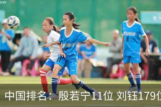 中国排名：殷若宁11位 刘钰179位许赢上涨2位
